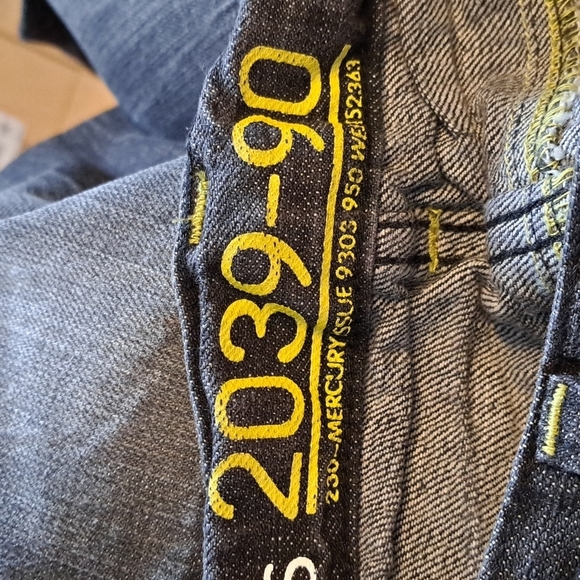 Next boys black distressed 13 years jeans, adjustable waist New - Picture 6 of 8